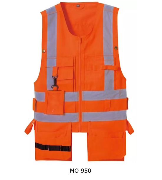 Oranssi riipputaskuliivi